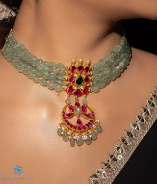 The Anika Silver Kundan Choker Necklace