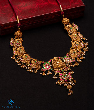 The Lakshmi Silver Kundan-Jadau Necklace