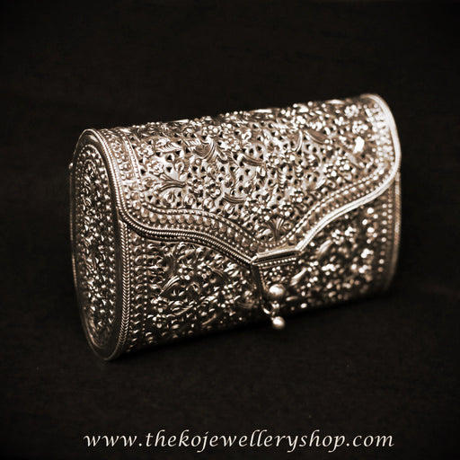 shop online for silver clutch