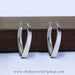 925 sterling silver hoop earrings handmade