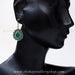 Dailywear jewellery with green stone elegant and formal for women