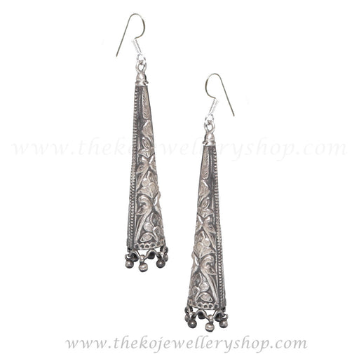 Peacock embossed pure silver shop online 