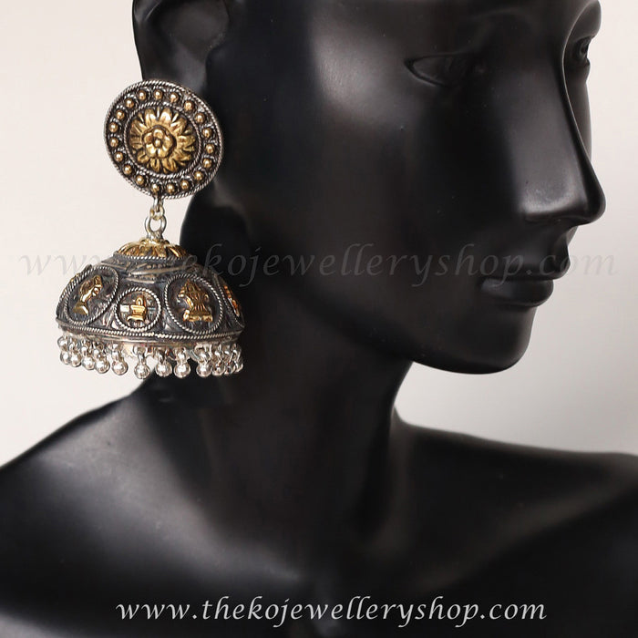 Shop online for women’s gold plated silver jhumka