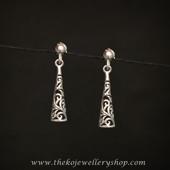 The Tridha Silver Earrings