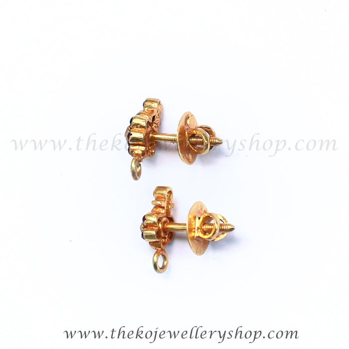 pure  silver gold dipped indian ethnic jhumkas