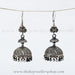 two layer silver jhumka sterling 92.5