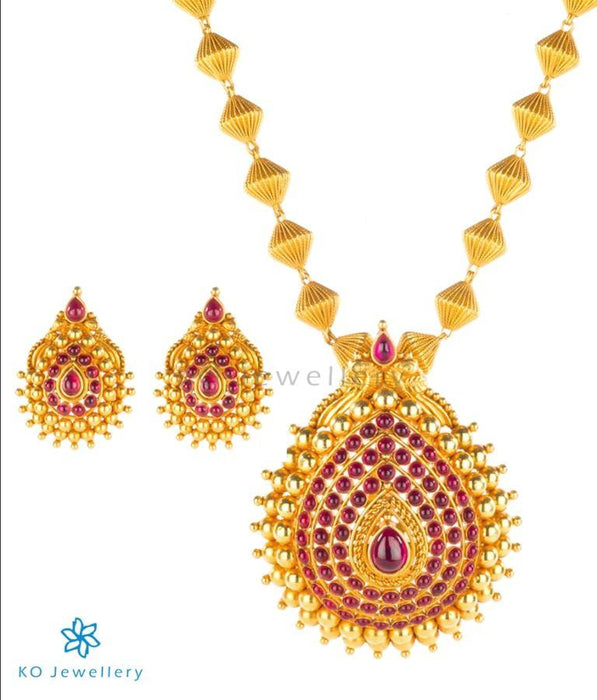 Antique gold temple jewellery sets starting INR 7,000