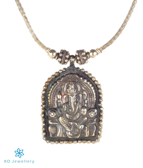 The Eshanputra Silver Ganesha Necklace