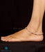 Bright anklets in red handmade with pure silver