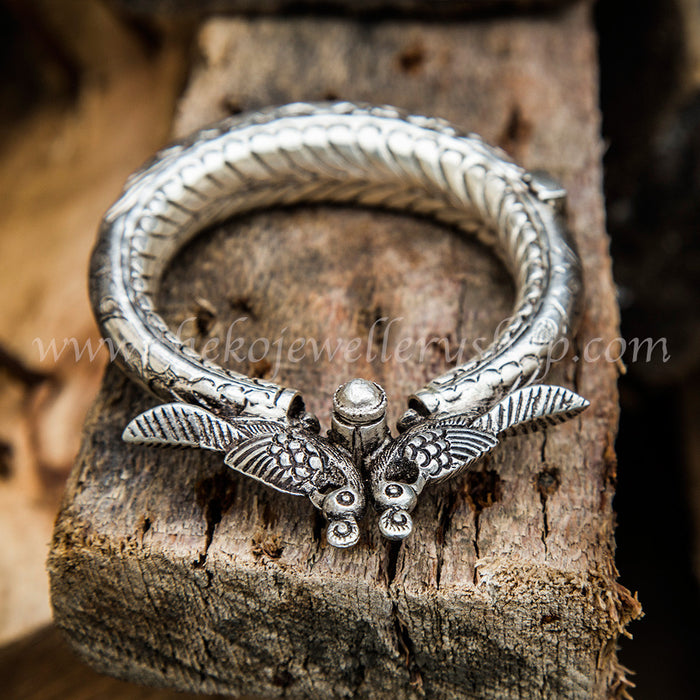 925 sterling silver peacock bracelet for women