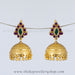 Sterling silver gold plated jhumka