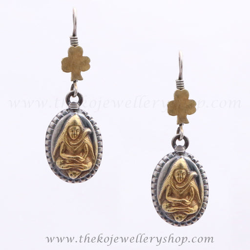 Lord shiva embossed jaipur silver jewellery designs 
