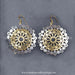 Gold dipped pure silver earring for women