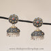 Gold plated silver jhumka for women