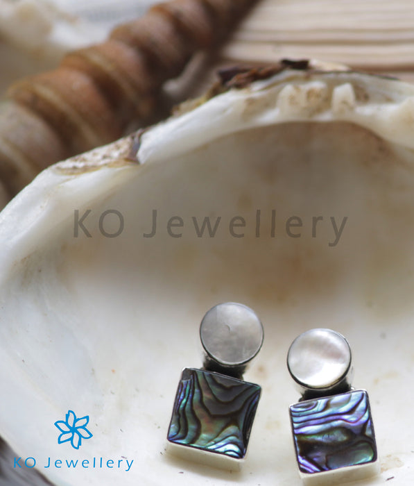 The Itish Silver Abalone Earrings