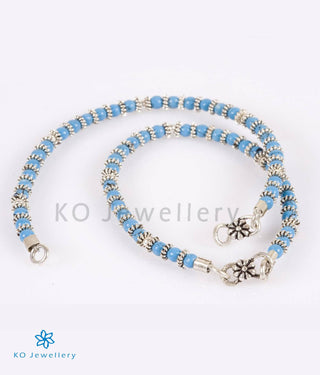 The Blue Silver Anklets (Kids) - KO Jewellery