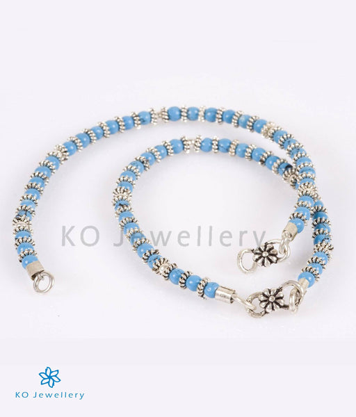 Something Blue Ankle Bracelet, Swarovski Crystal Something Blue for Bride |  Crystal Blue Designs