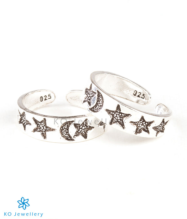 The Stars Silver Toe-Rings