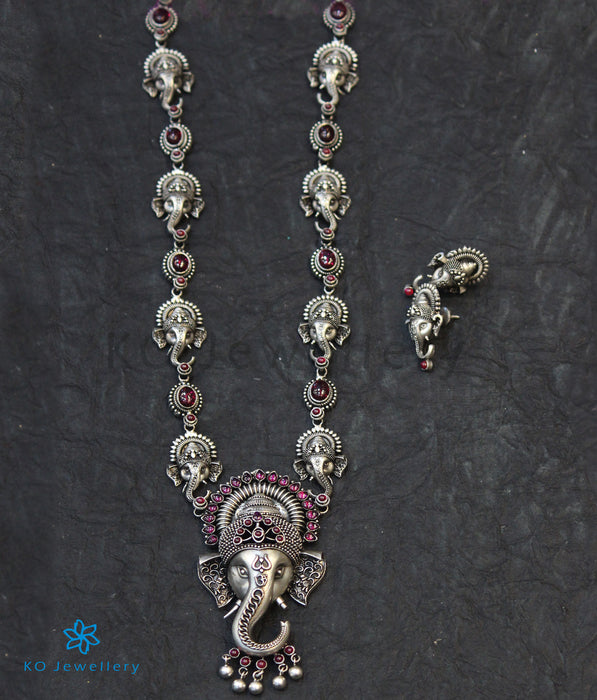 The Gajakarna Silver Ganesha Necklace