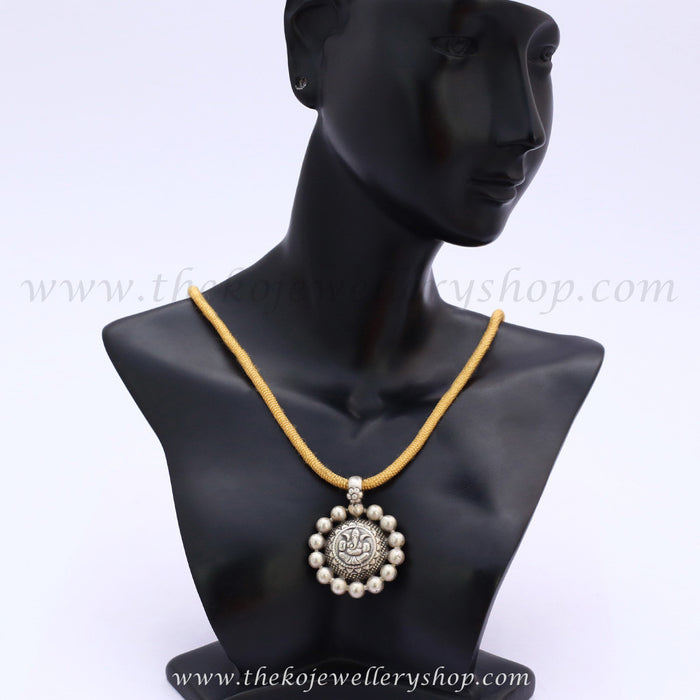 pure silver pendant kirti mukha for women