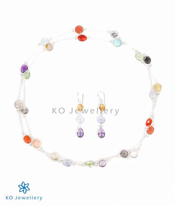 The Silver Candy Gemstone Necklace