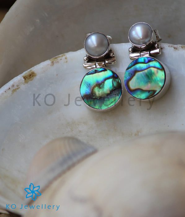 silver and semi precious abalone jewellery