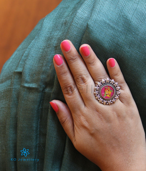 The Gaurish Silver Ganesha Finger Ring