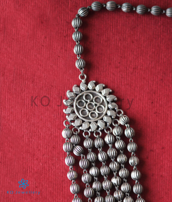 The Vagmin Antique Silver Beads Necklace