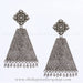 Handcrafted intricate pure silver earrings shop online 