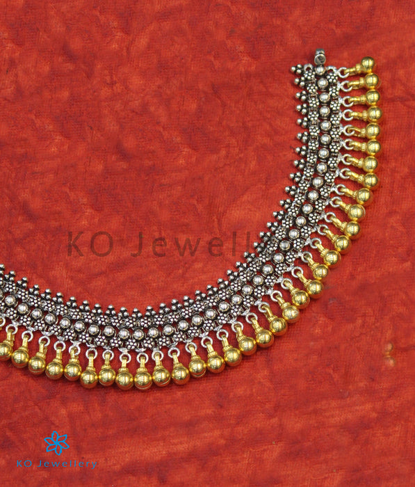 The Kamya Silver Necklace (Two-tone)