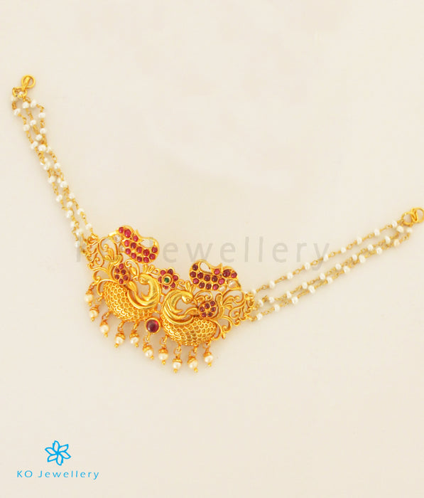 The Nartaka Silver Choker Pearl Necklace/ Vanki