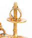 Stunning temple jewellery jhumkas with Bombay screw