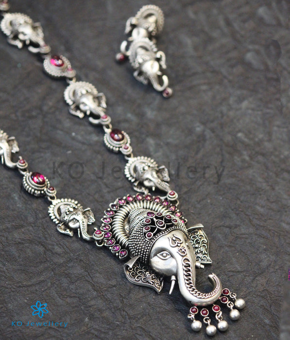 The Gajakarna Silver Ganesha Necklace
