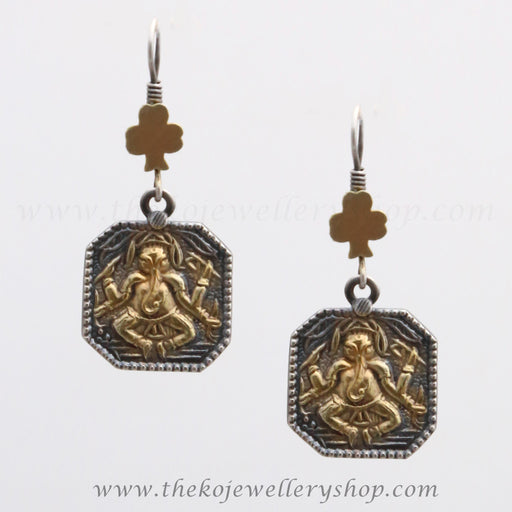 Lord Ganesha embossed affordable office wear jewellery 