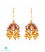 Very small and delicate gold plated temple jewellery jhumkas