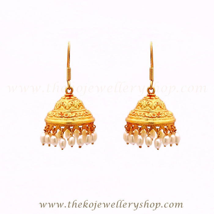 gold plated sterling silver temple jewellery