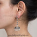 pure silver jhumka with pearl danglings for women