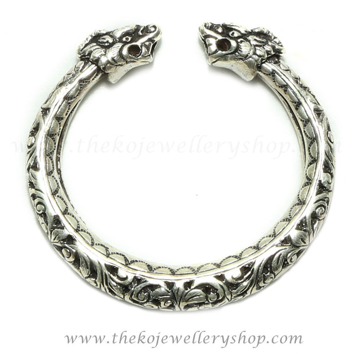 Sterling silver dragon bracelet | Armored Drake™