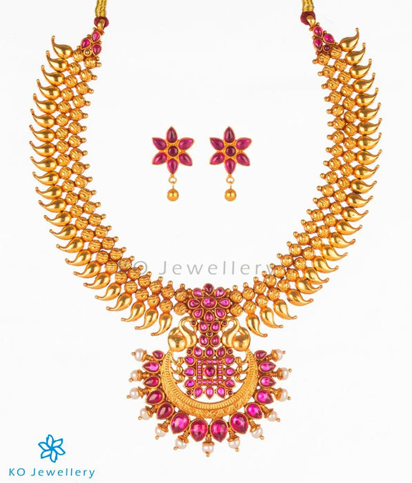 Ethnic gold plated silver temple jewellery KO online
