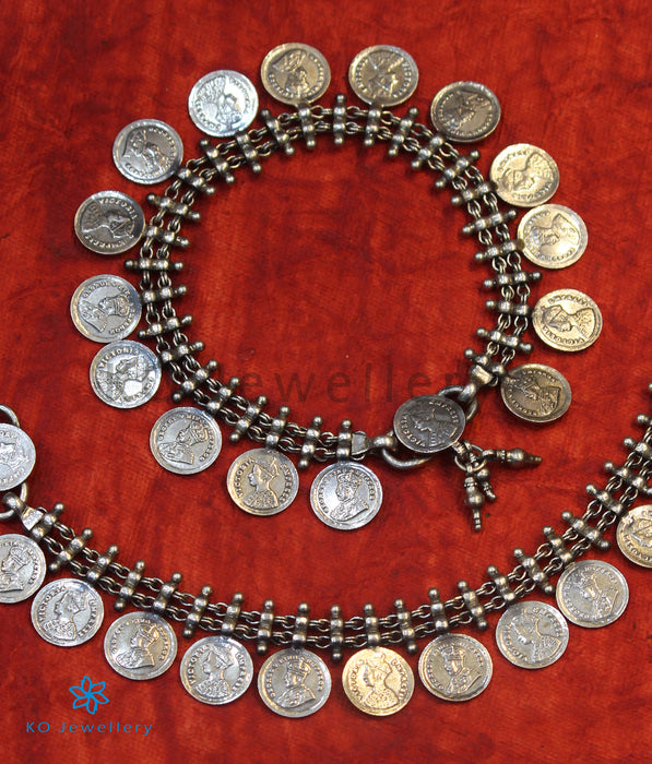 The Niska Silver Coin Anklets
