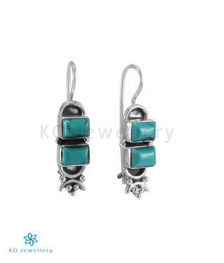 The Reyna Silver Gemstone Earring (Turquoise)