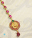 Indian bridal hair accessories gold plated maang tikka