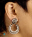 Antique earrings with distressed finish - 925 silver 