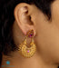 Intricately handcrafted temple jewellery earrings