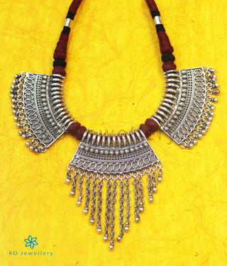 The Matsara Silver Necklace (Red)