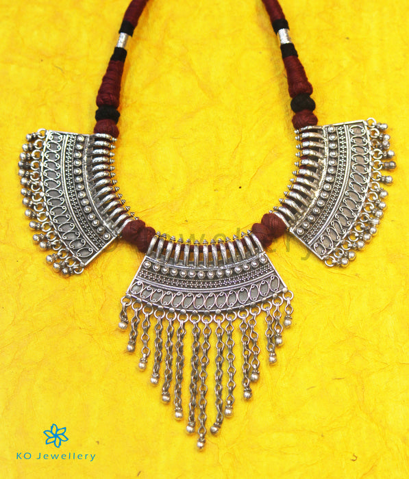 The Matsara Silver Necklace (Red)