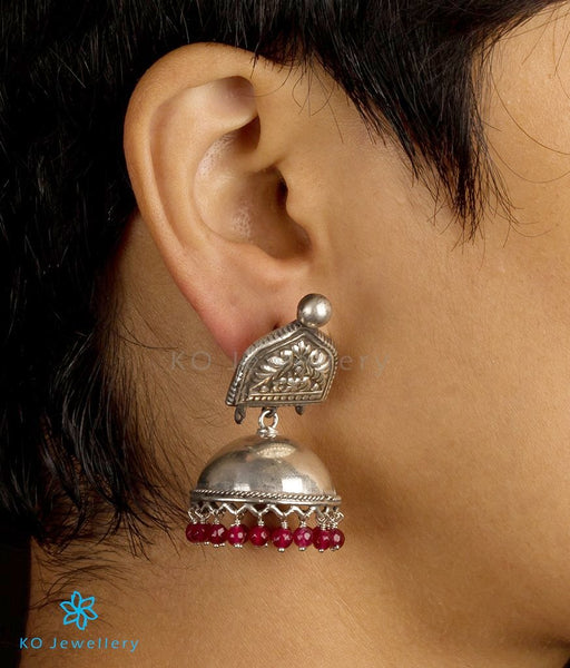 beautiful, handcrafted temple jewellery jhumkas