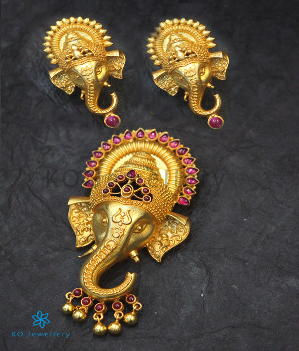 The Gajakarna Silver Ganesha Pendant