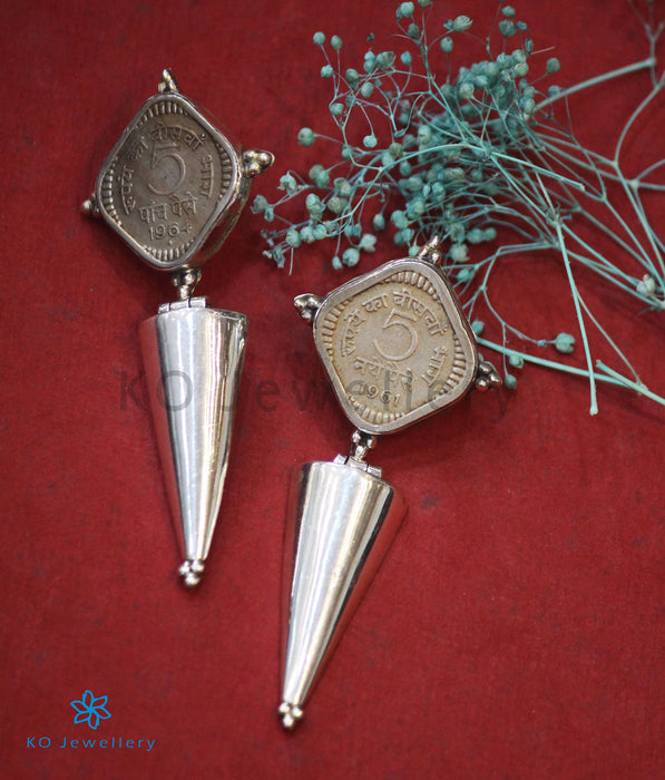 The Niska Antique-Coin Silver Earrings