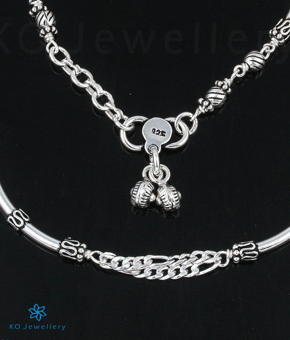 The Mihika Silver Kids Anklets (7.5 inches)